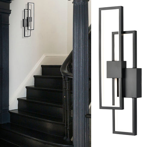 Imola Modern LED Wall Sconce Rectangle  Flush Mount Wall Light